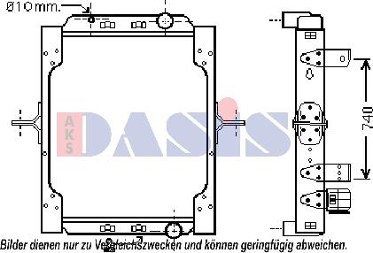 AKS Dasis 390036N - Hladnjak, hladjenje motora www.molydon.hr