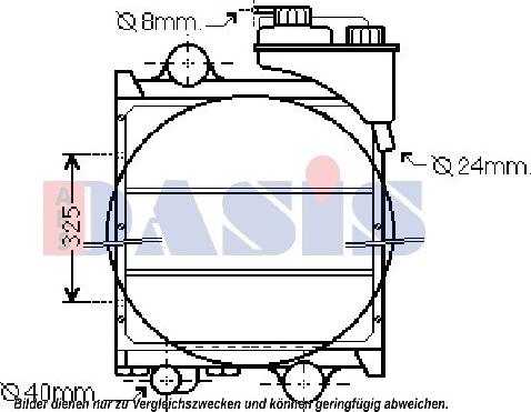 AKS Dasis 390027N - Hladnjak, hladjenje motora www.molydon.hr