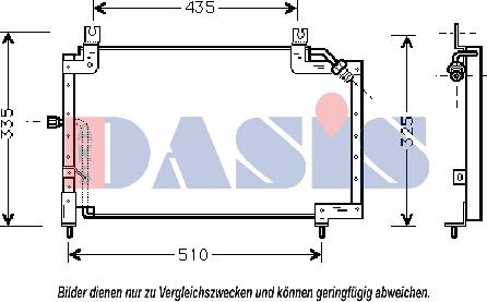 AKS Dasis 352080N - Kondenzator, klima-Uređaj www.molydon.hr