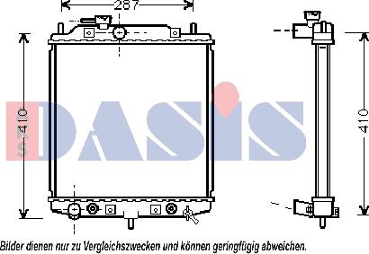 AKS Dasis 360018N - Hladnjak, hladjenje motora www.molydon.hr