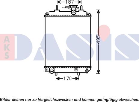 AKS Dasis 360028N - Hladnjak, hladjenje motora www.molydon.hr