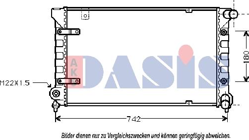 AKS Dasis 330050N - Hladnjak, hladjenje motora www.molydon.hr