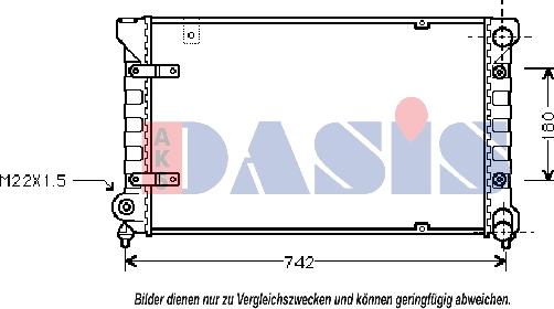 AKS Dasis 330001N - Hladnjak, hladjenje motora www.molydon.hr