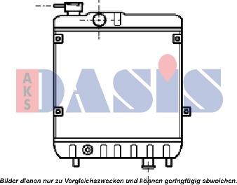 AKS Dasis 330002N - Hladnjak, hladjenje motora www.molydon.hr