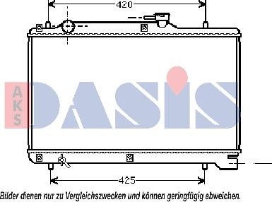 AKS Dasis 320430N - Hladnjak, hladjenje motora www.molydon.hr