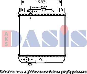 AKS Dasis 320050N - Hladnjak, hladjenje motora www.molydon.hr