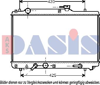 AKS Dasis 320004N - Hladnjak, hladjenje motora www.molydon.hr