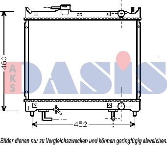 AKS Dasis 320011N - Hladnjak, hladjenje motora www.molydon.hr