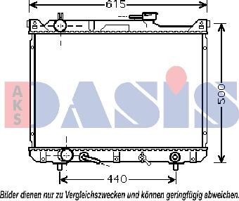 AKS Dasis 320023N - Hladnjak, hladjenje motora www.molydon.hr