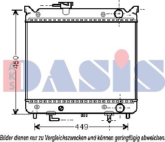 AKS Dasis 320022N - Hladnjak, hladjenje motora www.molydon.hr