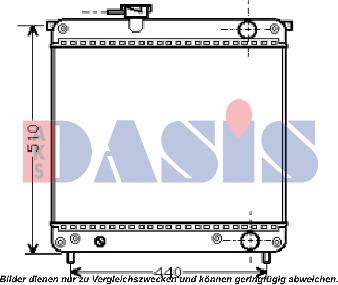 AKS Dasis 320340N - Hladnjak, hladjenje motora www.molydon.hr