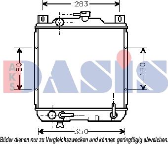 AKS Dasis 320200N - Hladnjak, hladjenje motora www.molydon.hr