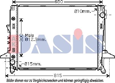 AKS Dasis 370000N - Hladnjak, hladjenje motora www.molydon.hr