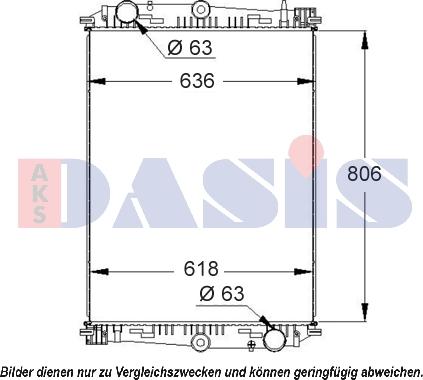 AKS Dasis 290006S - Hladnjak, hladjenje motora www.molydon.hr