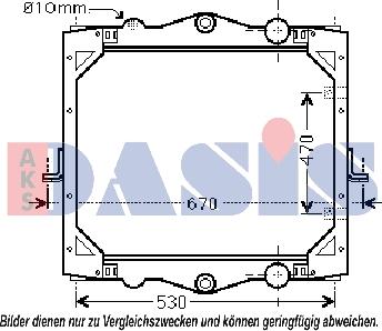 AKS Dasis 290013N - Hladnjak, hladjenje motora www.molydon.hr