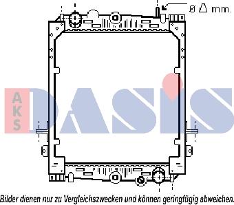 AKS Dasis 290210N - Hladnjak, hladjenje motora www.molydon.hr