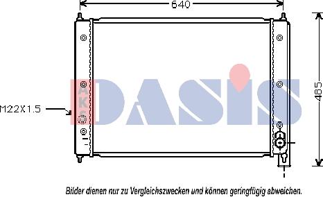 AKS Dasis 240400N - Hladnjak, hladjenje motora www.molydon.hr