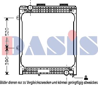 AKS Dasis 260003N - Hladnjak, hladjenje motora www.molydon.hr