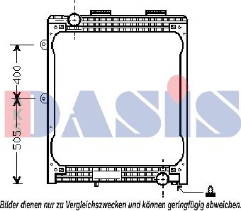 AKS Dasis 260140N - Hladnjak, hladjenje motora www.molydon.hr