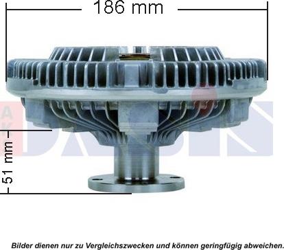 AKS Dasis 268044N - kvačilo, ventilator hladnjaka www.molydon.hr