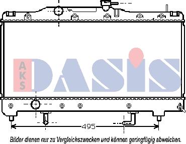 AKS Dasis 210680N - Hladnjak, hladjenje motora www.molydon.hr