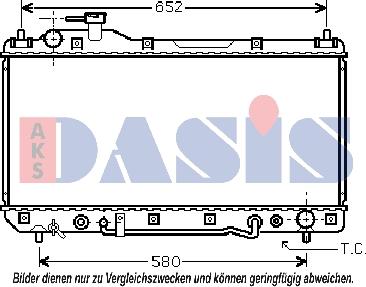 AKS Dasis 210096N - Hladnjak, hladjenje motora www.molydon.hr