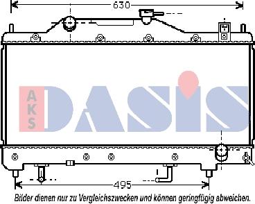 AKS Dasis 210091N - Hladnjak, hladjenje motora www.molydon.hr