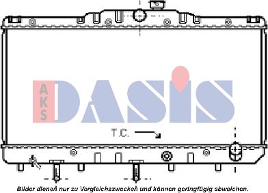 AKS Dasis 210040N - Hladnjak, hladjenje motora www.molydon.hr