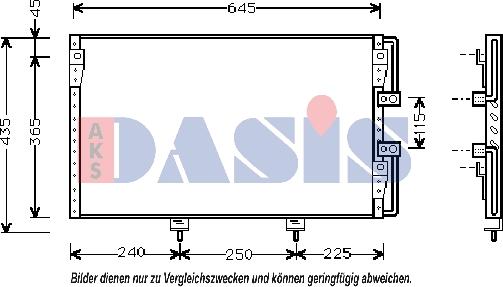 AKS Dasis 210065N - Kondenzator, klima-Uređaj www.molydon.hr