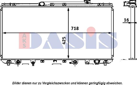 AKS Dasis 210143N - Hladnjak, hladjenje motora www.molydon.hr