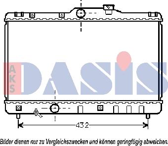 AKS Dasis 210230N - Hladnjak, hladjenje motora www.molydon.hr