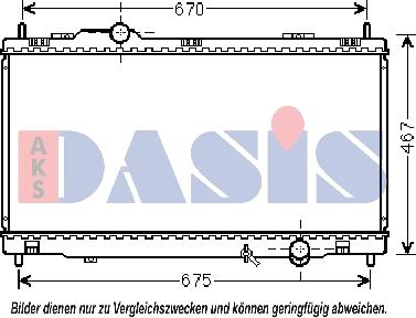 AKS Dasis 210225N - Hladnjak, hladjenje motora www.molydon.hr