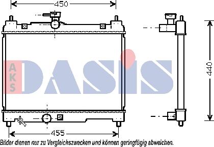 AKS Dasis 211700N - Hladnjak, hladjenje motora www.molydon.hr