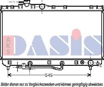 AKS Dasis 211730N - Hladnjak, hladjenje motora www.molydon.hr