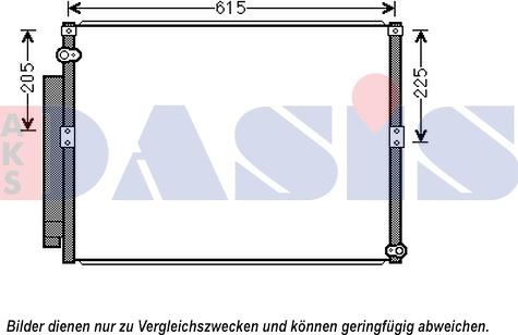 AKS Dasis 212087N - Kondenzator, klima-Uređaj www.molydon.hr