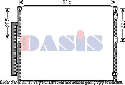 AKS Dasis 212073N - Kondenzator, klima-Uređaj www.molydon.hr