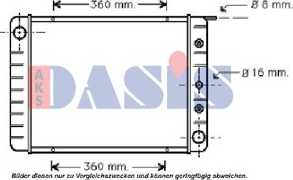 AKS Dasis 220170N - Hladnjak, hladjenje motora www.molydon.hr