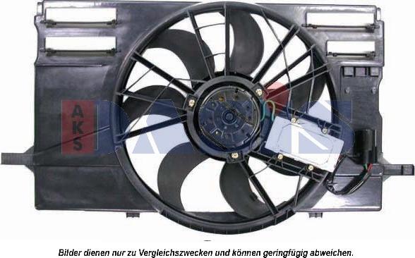 AKS Dasis 228043N - Ventilator, hladjenje motora www.molydon.hr