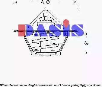 AKS Dasis 750096N - Termostat, rashladna tekućinu www.molydon.hr