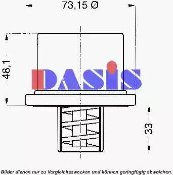 AKS Dasis 751984N - Termostat, rashladna tekućinu www.molydon.hr