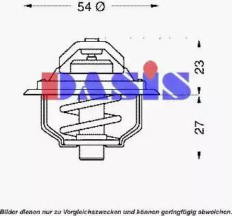 AKS Dasis 751789N - Termostat, rashladna tekućinu www.molydon.hr