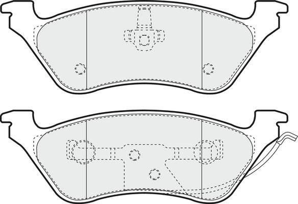 HELLA T1421 - Komplet Pločica, disk-kočnica www.molydon.hr