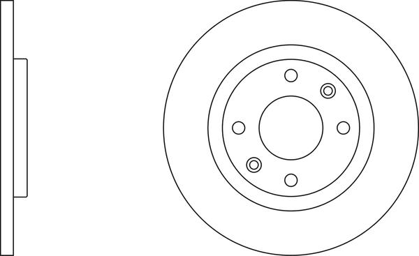 BOSCH 986478847 - Kočioni disk www.molydon.hr