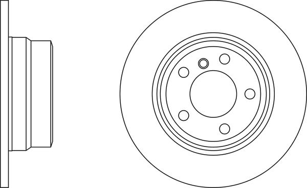 Zekkert BS-5807 - Kočioni disk www.molydon.hr