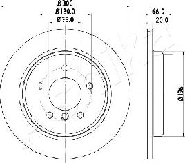 Ashika 61-00-0114 - Kočioni disk www.molydon.hr