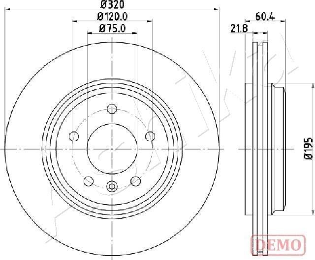 Ashika 61-00-0113C - Kočioni disk www.molydon.hr