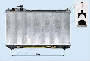 Ashika RDA153105 - Hladnjak, hladjenje motora www.molydon.hr