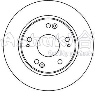 Akebono BN-1115 - Kočioni disk www.molydon.hr