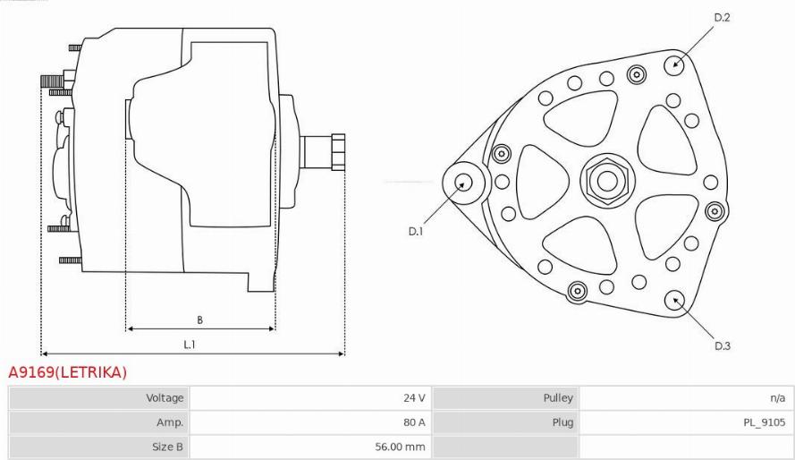 AS-PL A9169(LETRIKA) - Alternator www.molydon.hr