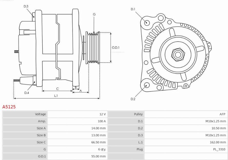 AS-PL A5125 - Alternator www.molydon.hr